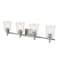 Z-Lite Bohin 4 Light Vanity, Brushed Nickel And Clear Seedy 464-4V-BN - alternate 4